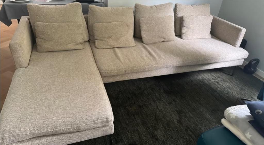 BoConcept zetel lounge, 75 à 100 cm, 250 à 300 cm, Quatre personnes ou plus, Design