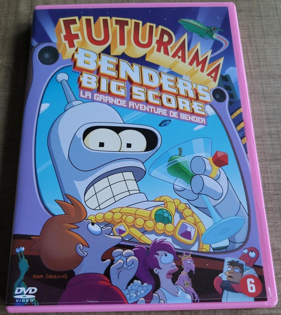 Futurama: Bender's Big Score, À partir de 6 ans, Enlèvement ou Envoi, Dessin animé, Américain