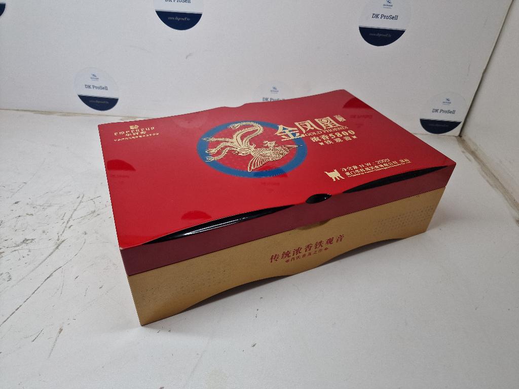Elegante opbergbox met Chinese opschriften, Enlèvement ou Envoi, Moins de 35 cm, Comme neuf, Moins de 40 cm