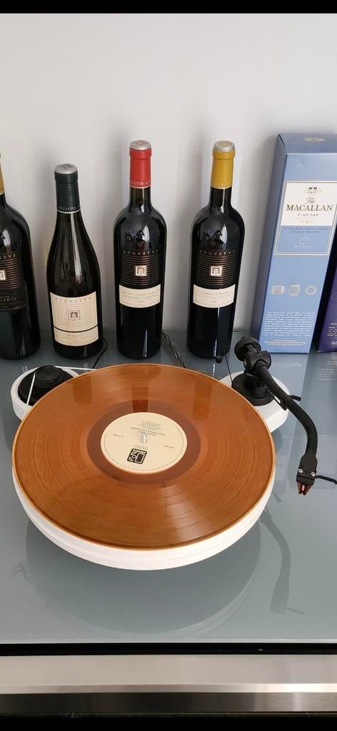 PLATENSPELER SERIE SUITS MET Q-ACOUSTICS SPEAKERS+DENON VERS, Ophalen, Zo goed als nieuw, Platenspeler