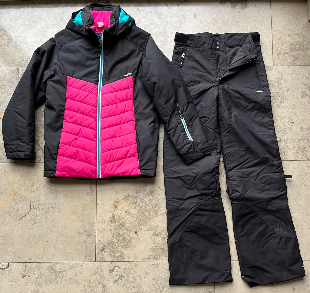Ski jas en broek meisje decathlon maat 152, Overige merken, Ophalen of Verzenden, Zo goed als nieuw, Kleding