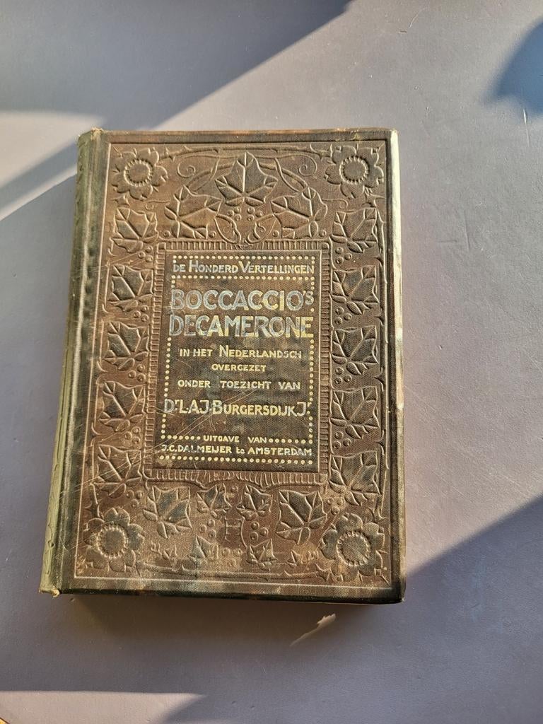 Boccaccio's Decamerone Burgersdijk ca 1906, Ophalen of Verzenden