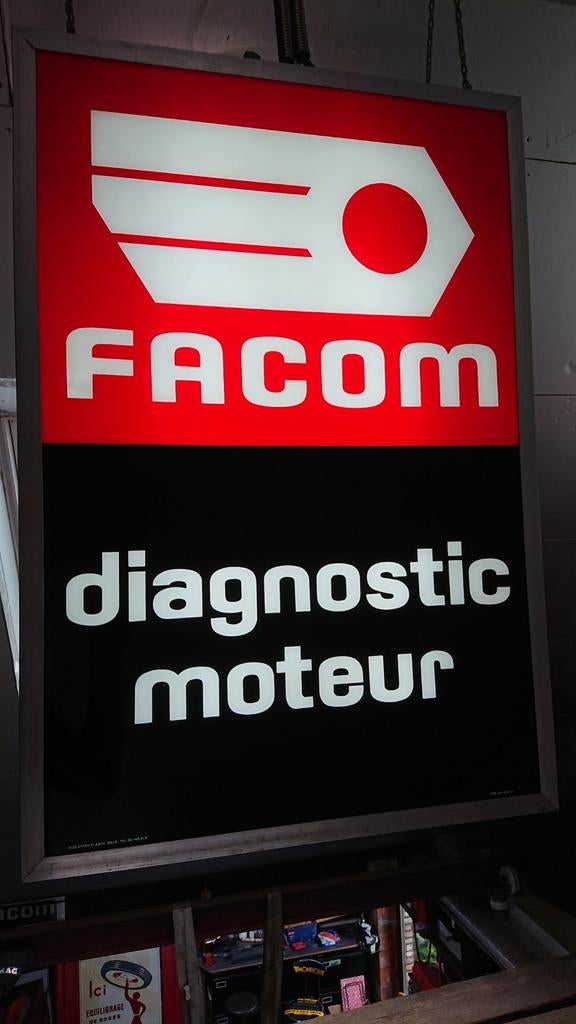 Publicité lumineuse Facom, Collections, Enlèvement, Comme neuf
