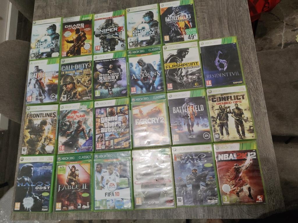 Xbox 360-games, prijzen tussen €1 en €8, Ophalen