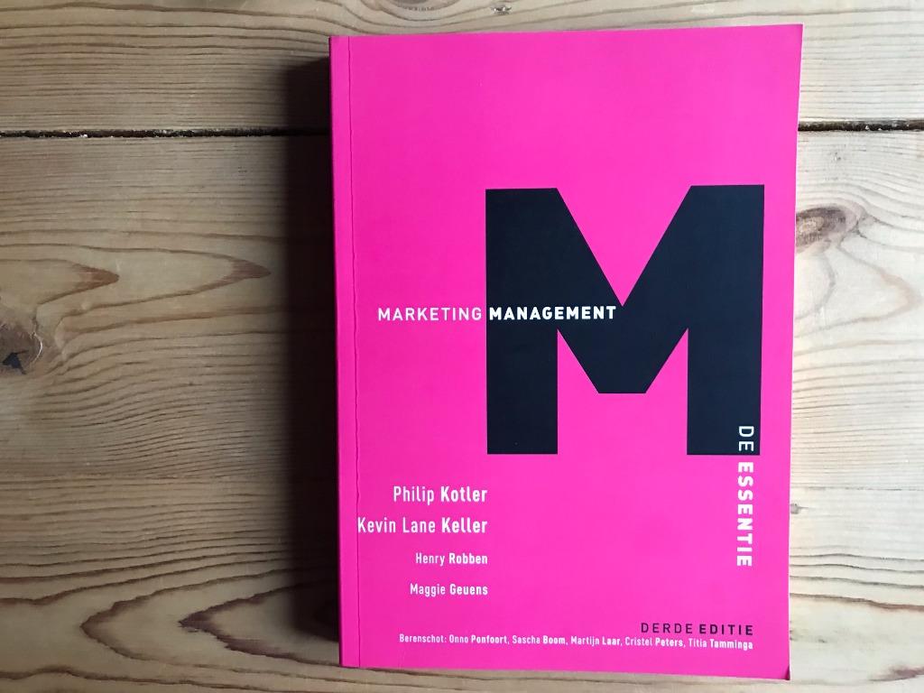 Marketing management de essentie Philip Kotler, Boeken, Ophalen of Verzenden, Zo goed als nieuw, Management