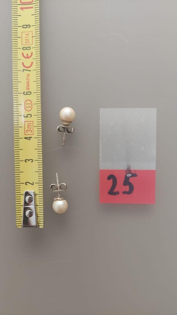 oorbellen met parel, Ophalen of Verzenden, Nieuw, Knopjes of Stekers