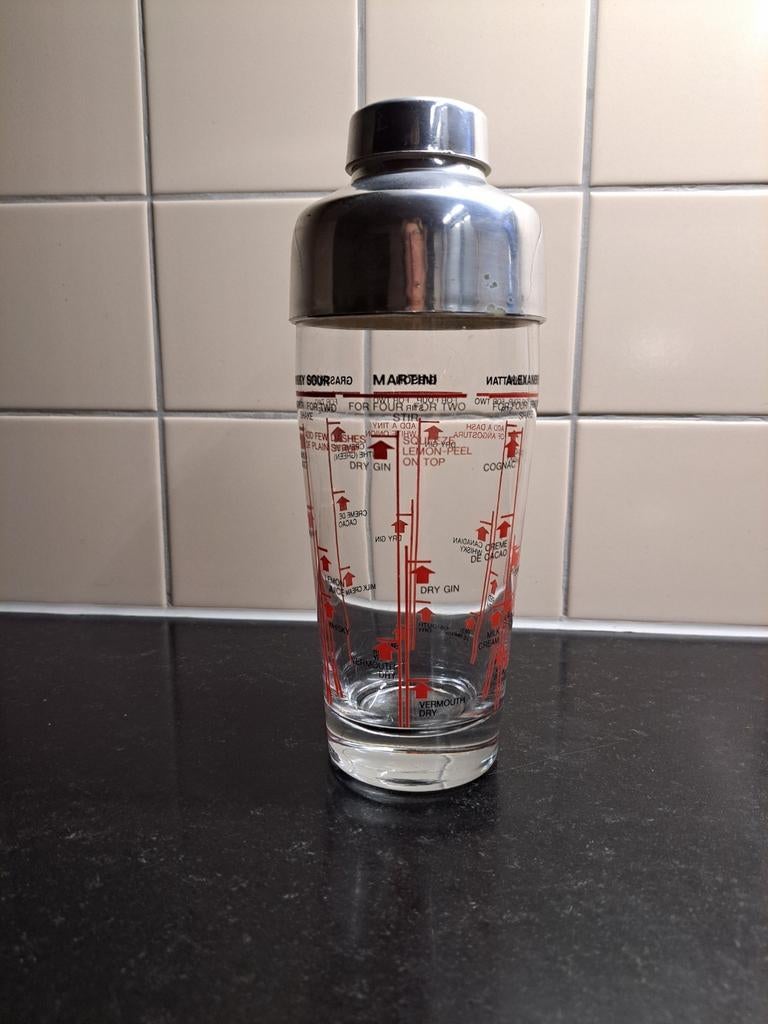 Cocktailshaker 400ml perfecte staat,nooit gebruikt., Ophalen of Verzenden, Zo goed als nieuw