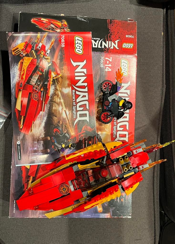Lego Ninjago 70638 De Katana V11-boot, Ophalen, Gebruikt