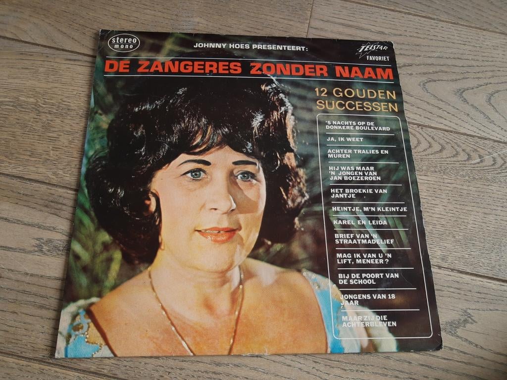 Lp : Zangeres zonder naam - 12 gouden successen, Cd's en Dvd's, Ophalen of Verzenden, Zo goed als nieuw