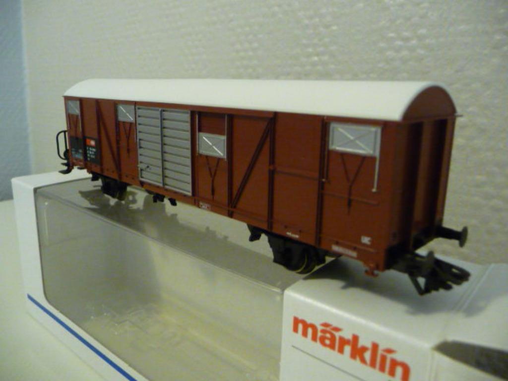 4727 Marklin HO - Wagon/Wagon ferm pour marchandises fermées, Hobby & Loisirs créatifs, Trains miniatures | HO, Neuf, Wagon, Märklin