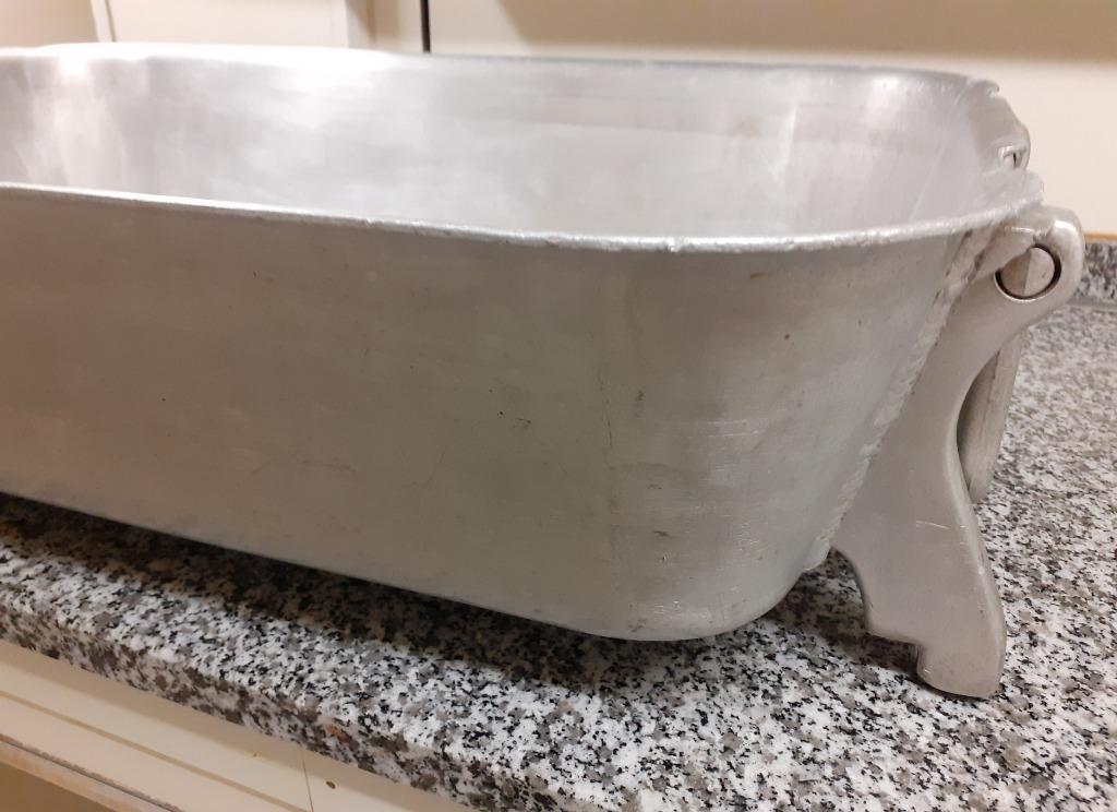 BOUCHERIE GRAND RECIPIENT ALUMINIUM AVEC POIGNÉES, Enlèvement, Autre, Autres types