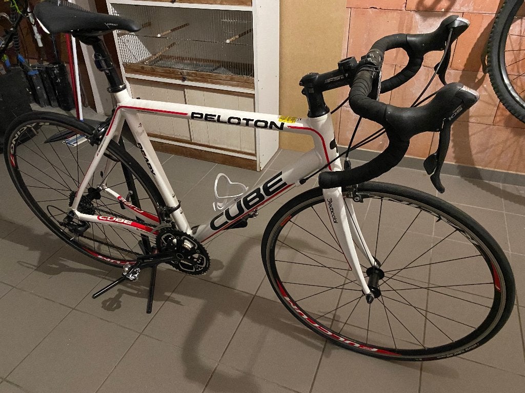 Racefiets Cube Peloton, Fietsen en Brommers, Fietsen | Racefietsen, Zo goed als nieuw, Heren, Overige merken, Velgrem, Overige materialen
