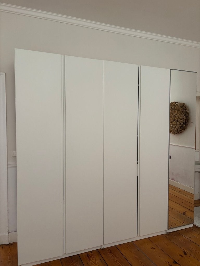 Armoire dressing IKEA PAX blanche 250 cm, 200 cm ou plus, Enlèvement, Utilisé, 200 cm ou plus