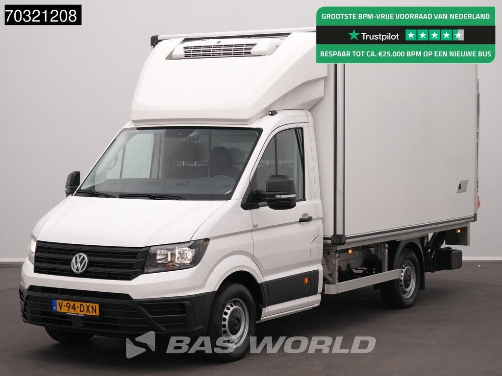 Volkswagen Crafter 140pk Laadklep Zijdeur Koelwagen Thermo K, Stof, Gebruikt, Euro 6, 4 cilinders