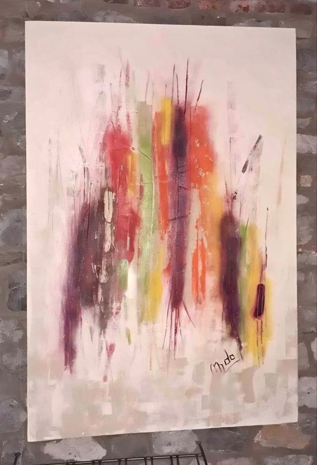 tableau moderne, Enlèvement