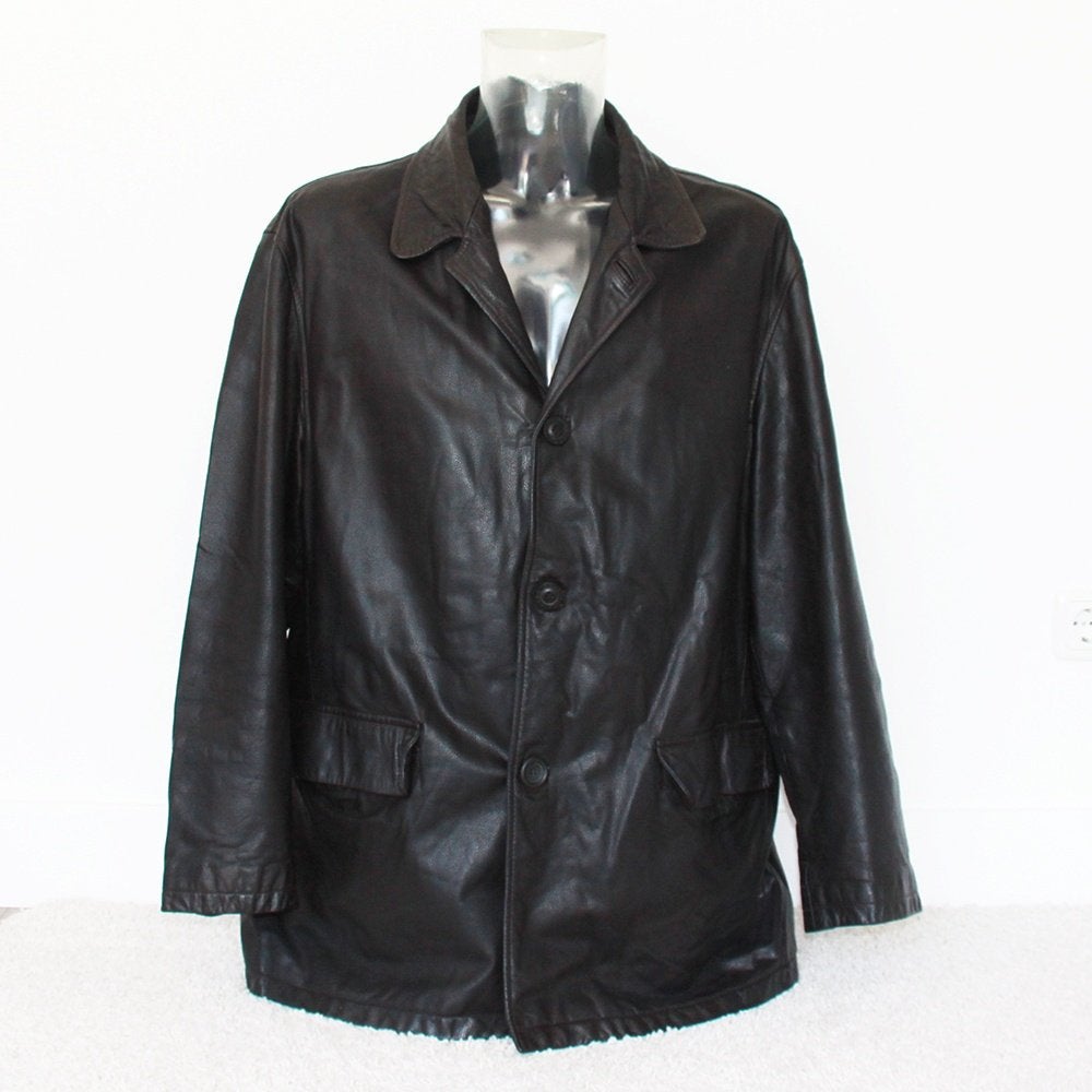 Zeer Mooie Soepele Leren Arma Heren Jas* (Maat 56) € 110,-, Maat 56/58 (XL), Ophalen of Verzenden, Zo goed als nieuw, ARMA -