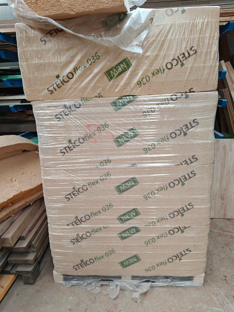 Dak en wand houtwol isolatie, Doe-het-zelf en Bouw, Ophalen, Overige materialen, 4 tot 8 cm, Dakisolatie