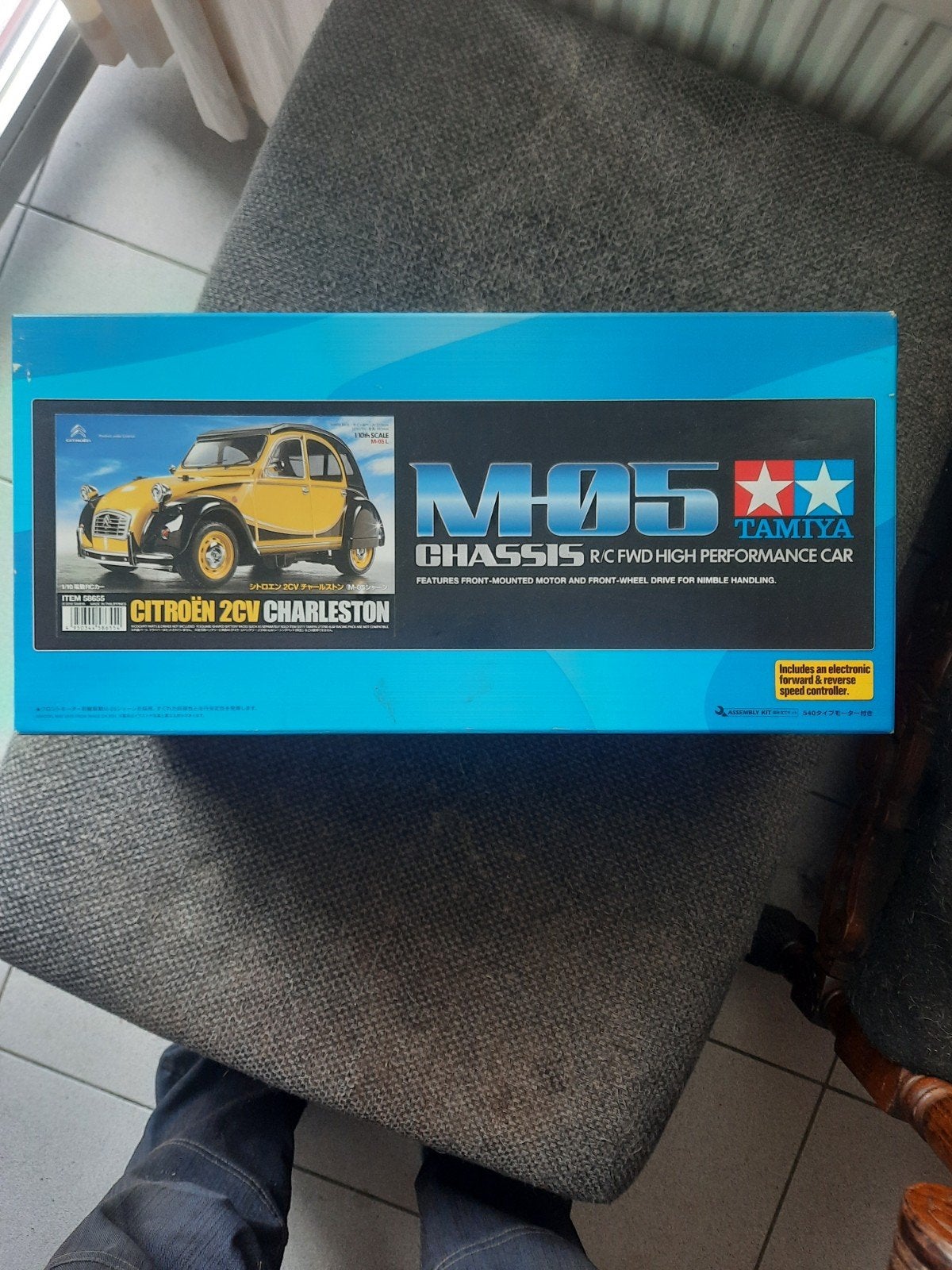 tamiya 2cv charlston M05 chassis, Nieuw, Schaal 1:10, Auto onroad, Ophalen