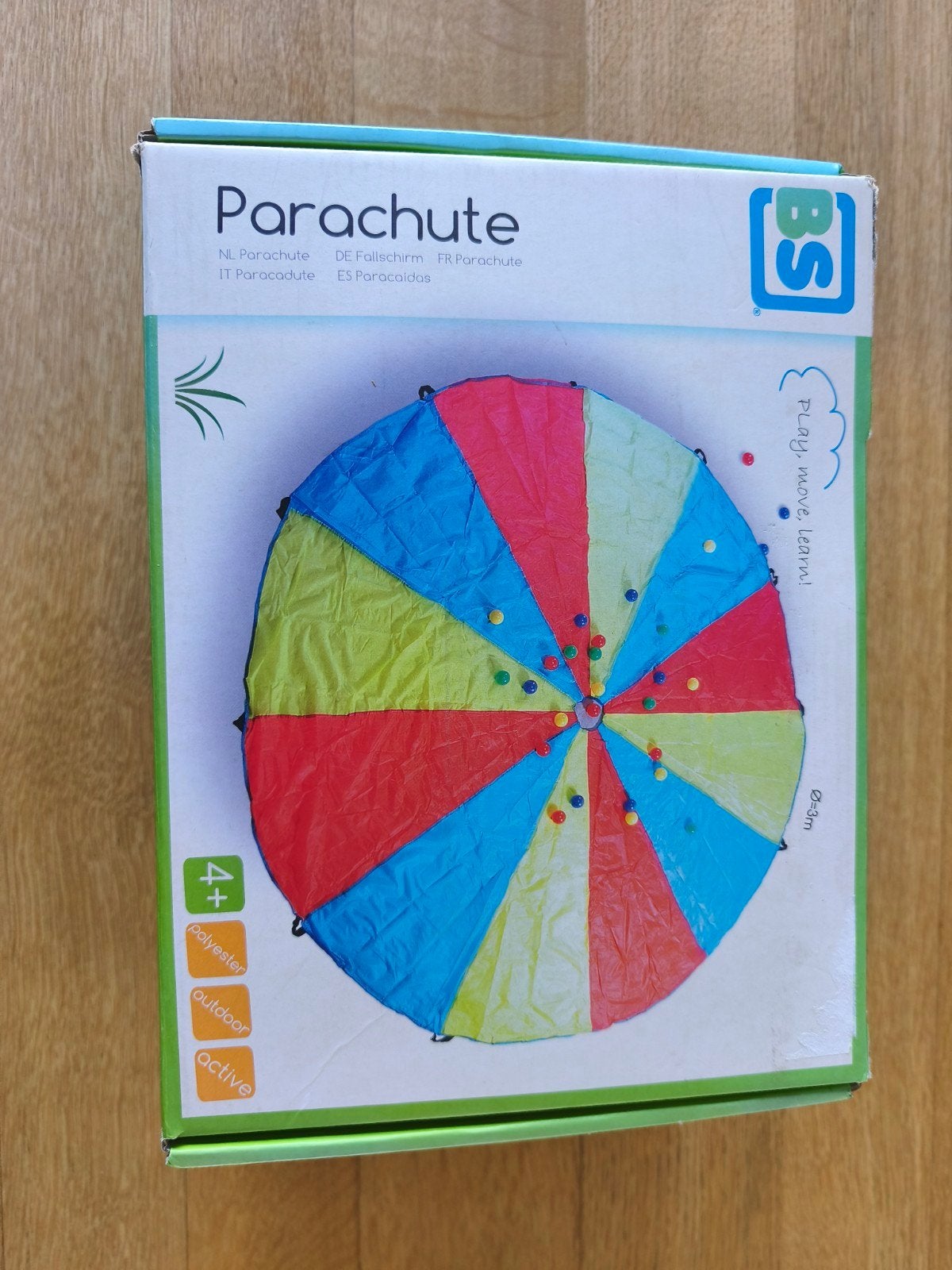 BS Toys parachute, Ophalen