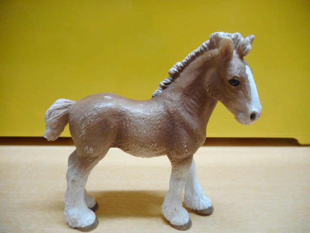schleich brabander veulen nr 77, Ophalen of Verzenden, Gebruikt