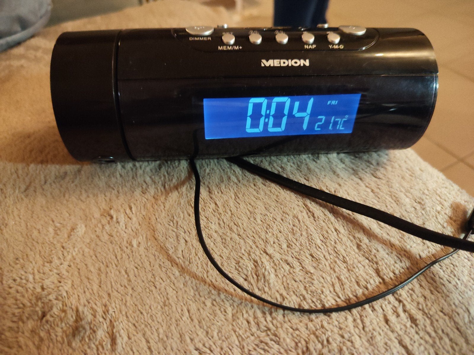 wekker radio, Ophalen of Verzenden, Zo goed als nieuw, Digitaal