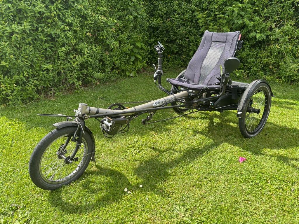 Hase Lepus driewieler / zitfiets, Fietsen en Brommers, Fietsen | Driewielfietsen, Zo goed als nieuw, Schijfrem, Ophalen