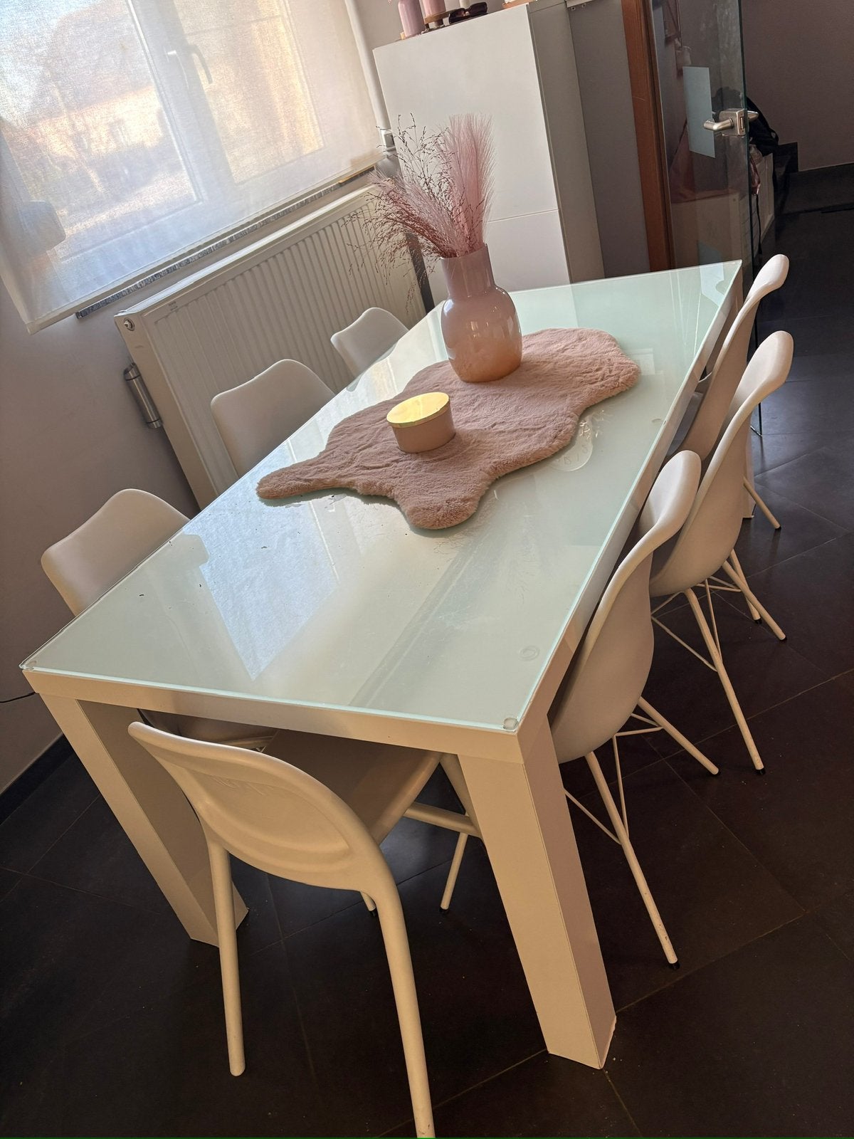 Tafel met 6 stoelen, Ophalen, Gebruikt