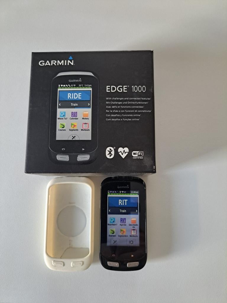 Fiets gps garmin edge 1000, Ophalen of Verzenden, GPS, Gebruikt