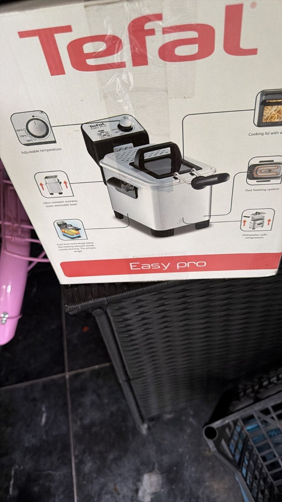 frituur merk  tefal, Audio, Tv en Foto, Decoders en Harddiskrecorders, Ophalen