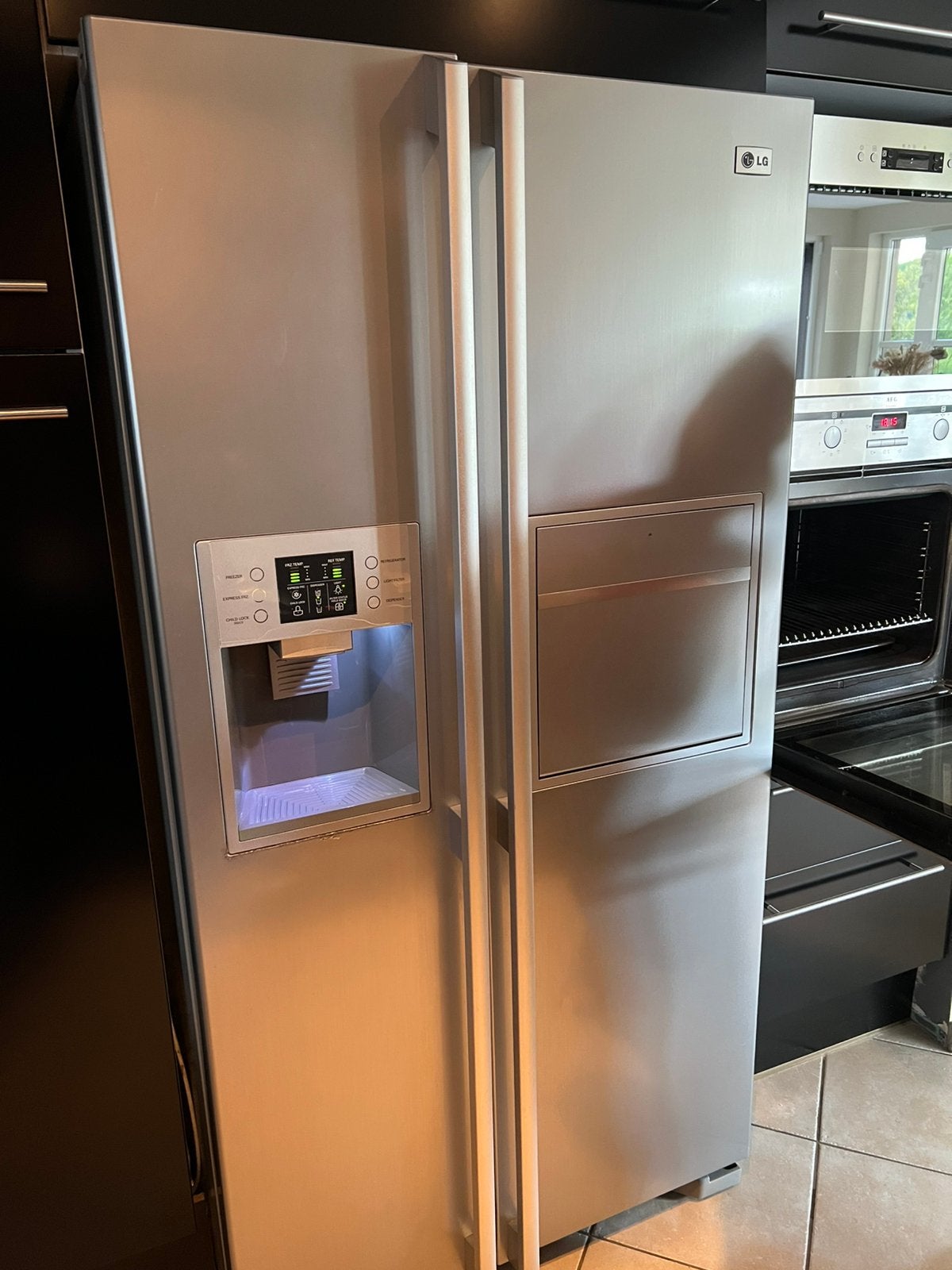 Frigo americain LG, Elektronische apparatuur, Koelkasten en IJskasten, Ophalen, Gebruikt, 200 liter of meer, 60 cm of meer