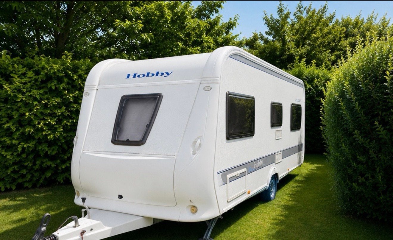 Hobby 540UF, Caravans en Kamperen, Caravans, Mover, Rondzit, Hobby, Frans bed