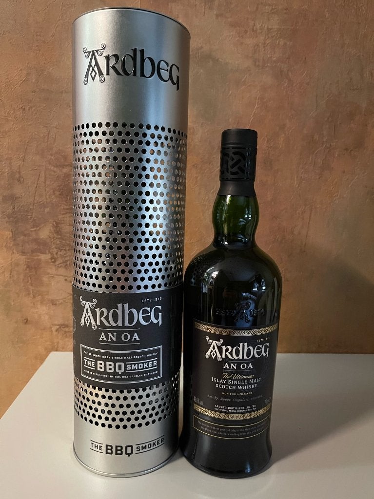 Ardbeg An OA  2021 The BBQ Smoker Single Malt Whisky 46,6%, Verzenden