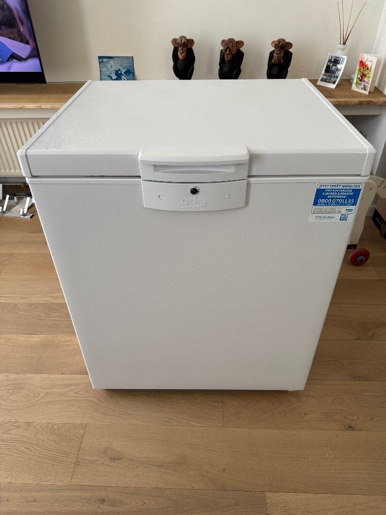 Diepvries diepvrieskoffer Beko, Electroménager, Congélateurs, Congélateur, 85 à 120 cm, Comme neuf, Enlèvement