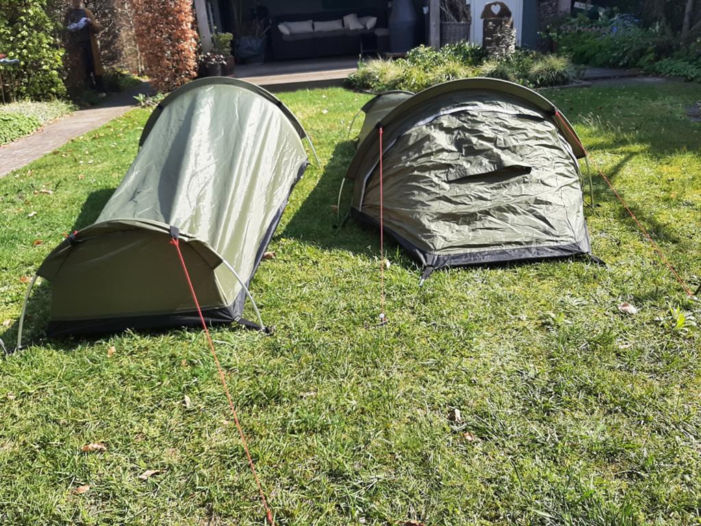 Lichtgewicht 1-persoons tent., Ophalen
