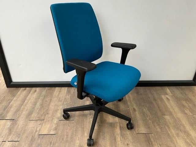 Bureastoel leaf LD seating (showroom model), Ophalen, Blauw