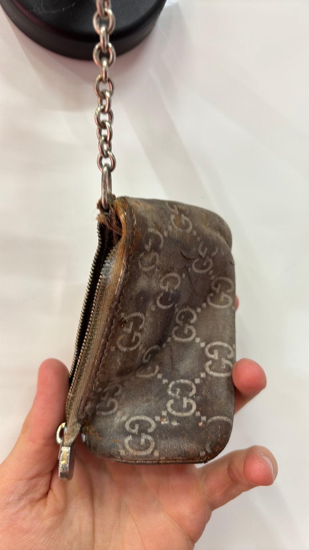 Gucci munt-en sleutelportemonnee, Handtassen en Accessoires, Portemonnees, Ophalen, Gebruikt