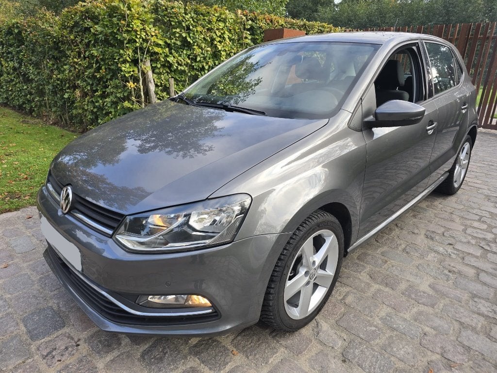 Volkswagen Polo 1.4 TDi BlueMotion / 132.006 km / Euro 6b, Autos, Argent ou Gris, Euro 6, Entreprise, Noir