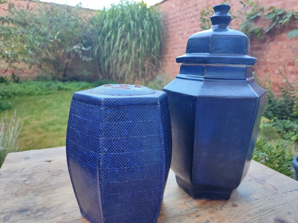 chinese set aardewerk, Antiek en Kunst, Ophalen, Blauw, Overige materialen, China