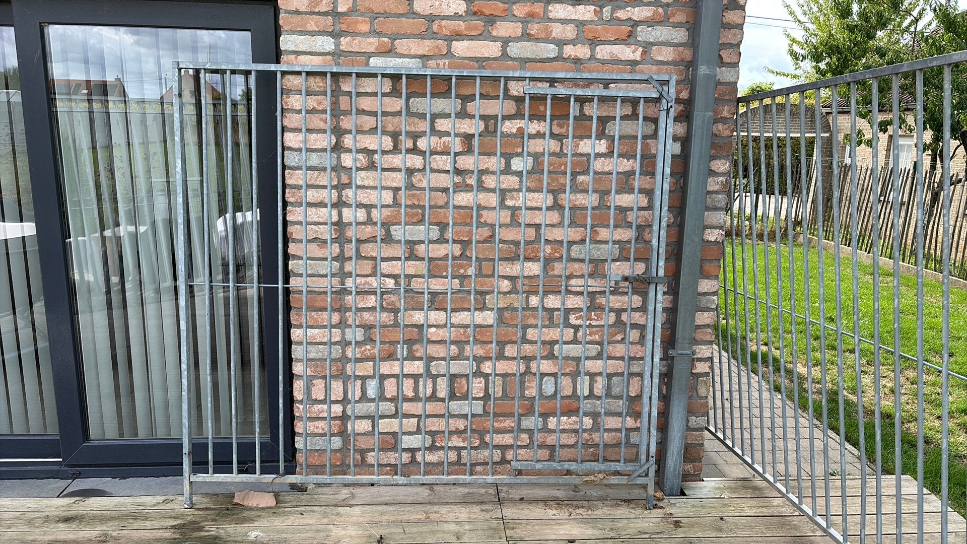 6 grilles galvanisées pour chenil, Animaux & Accessoires, Enlèvement, Utilisé, 100 cm ou plus, Chenil chien