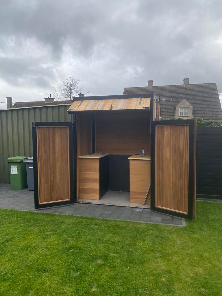 Bbq kot, Tuin en Terras, Ophalen, Gebruikt, Hout
