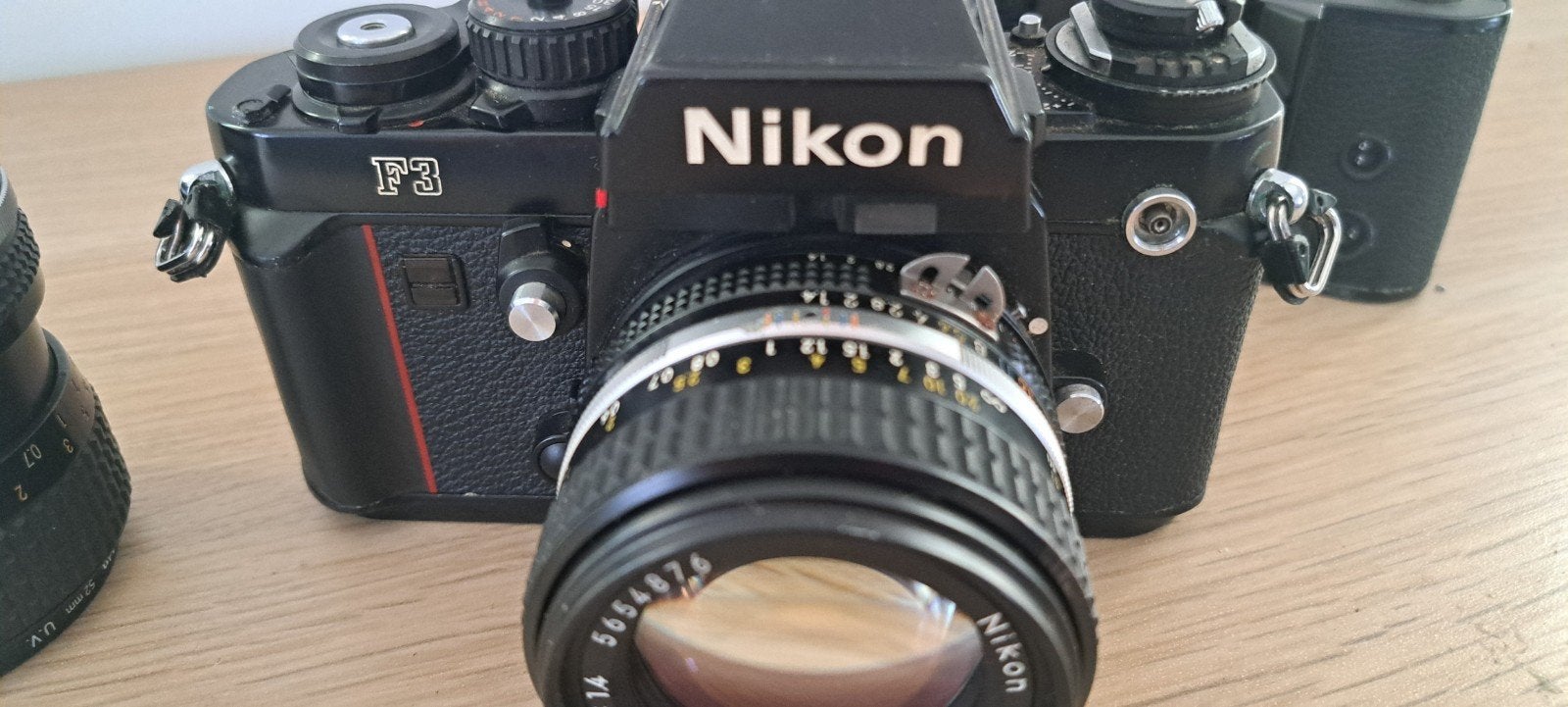 boîtier Nikon F3 plus accessoires, Ophalen, Gebruikt, Spiegelreflex, Nikon