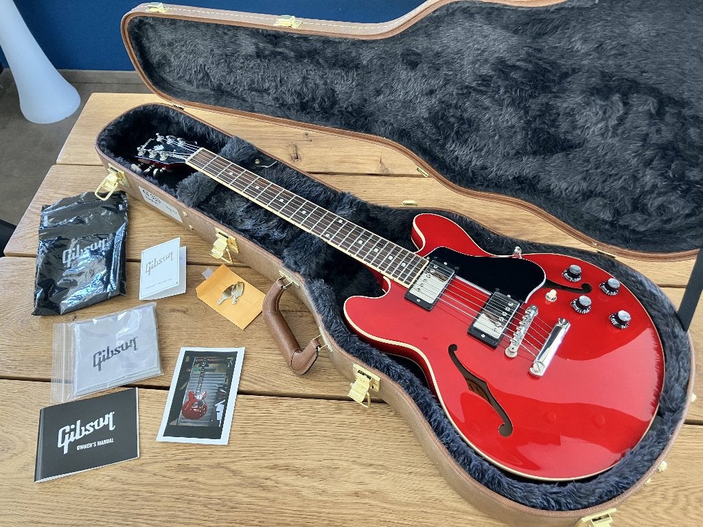 Gibson ES339 Cherry red, Musique & Instruments, Enlèvement, Comme neuf, Semi-solid body, Gibson