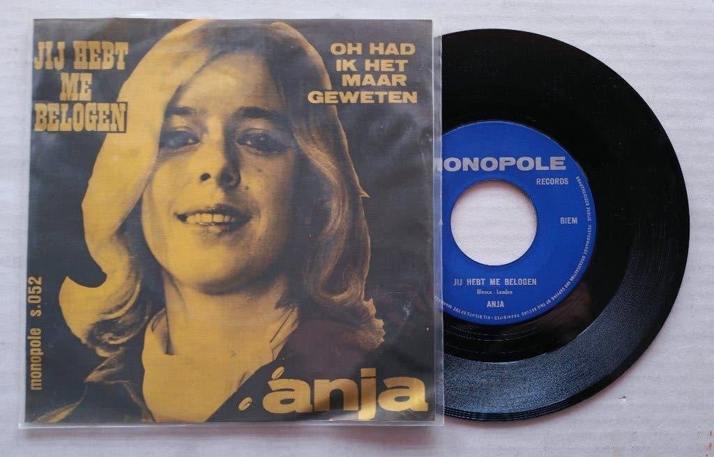 ANJA - Jij hebt me belogen (45t), CD & DVD, Enlèvement ou Envoi, Comme neuf, 7 inch, En néerlandais