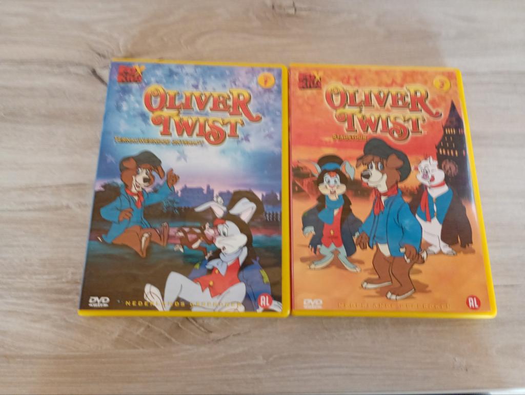 Oliver twist dvd's kinderen, Cd's en Dvd's, Dvd's | Kinderen en Jeugd, Alle leeftijden, Ophalen of Verzenden, Zo goed als nieuw