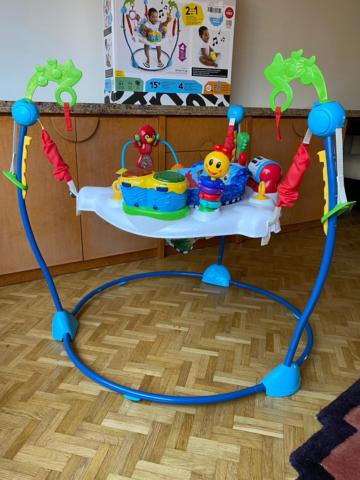 Baby jumper, Ophalen, Zo goed als nieuw