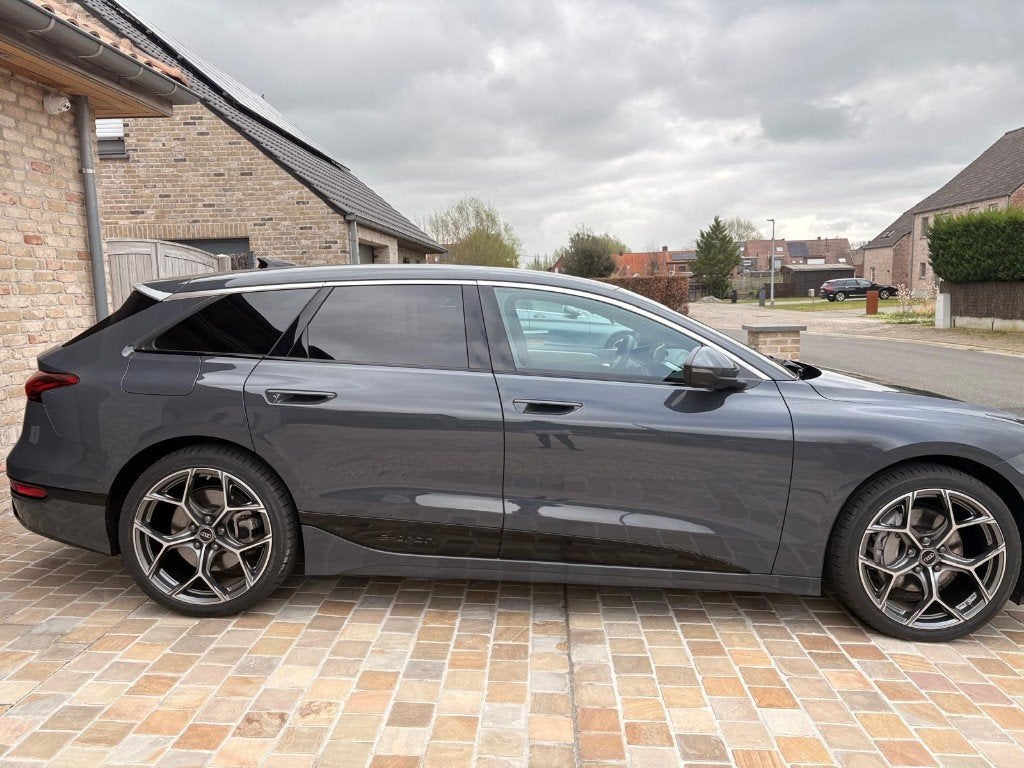 Audi A6 e-tron 100kWh Performance Advanced S-line (ext), Auto's, Audi, Automaat, Zwart, Leder, Elektrisch