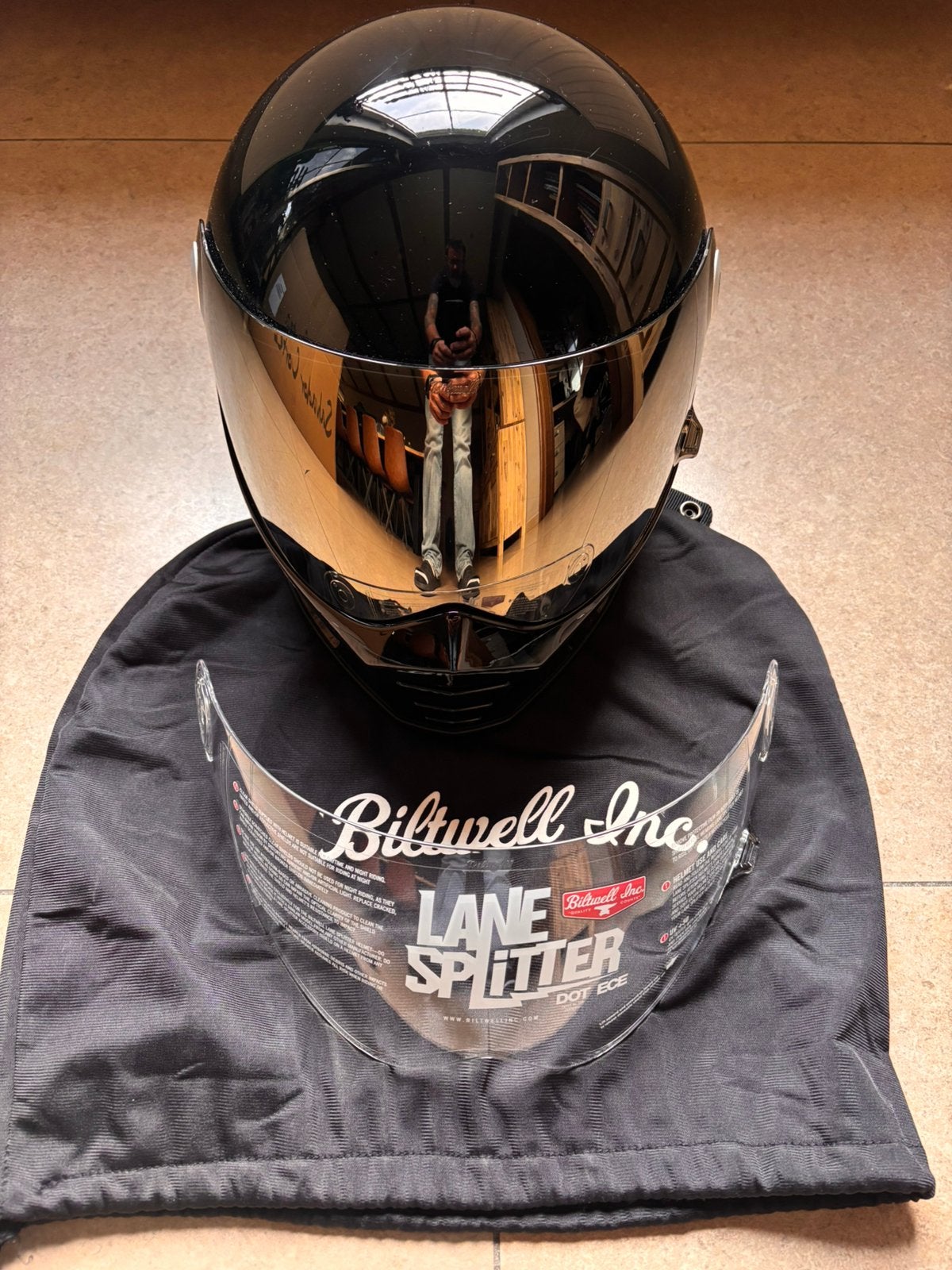 Biltwell Lane splitter Helm, XS, Femmes, Seconde main, Enlèvement ou Envoi