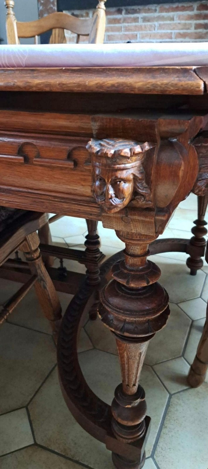 TABLE EN NOYER DU 19 ème, Enlèvement