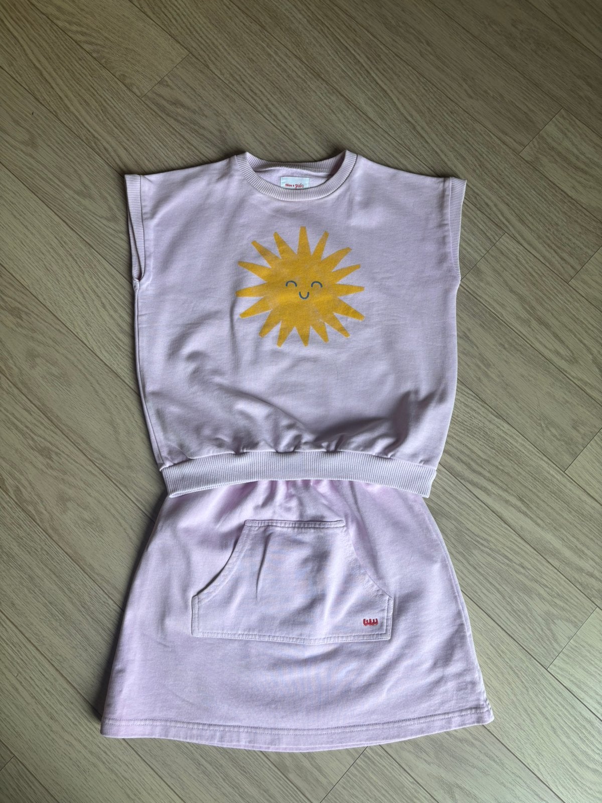 Roze setje Filou& Friends, Kinderen en Baby's, Kinderkleding | Maat 128, Verzenden, Gebruikt, Meisje, Setje