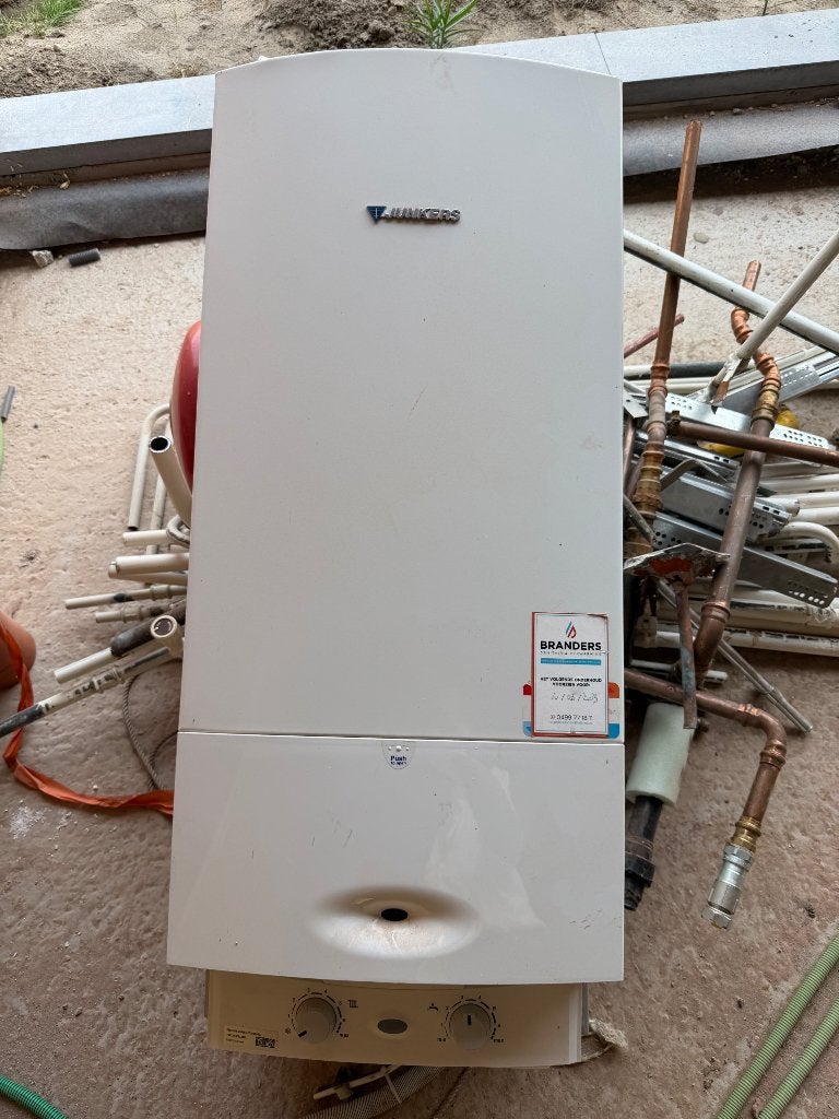 Junkers wandketel, Doe-het-zelf en Bouw, Chauffageketels en Boilers, Ophalen, Gebruikt, Aardgas, Boiler